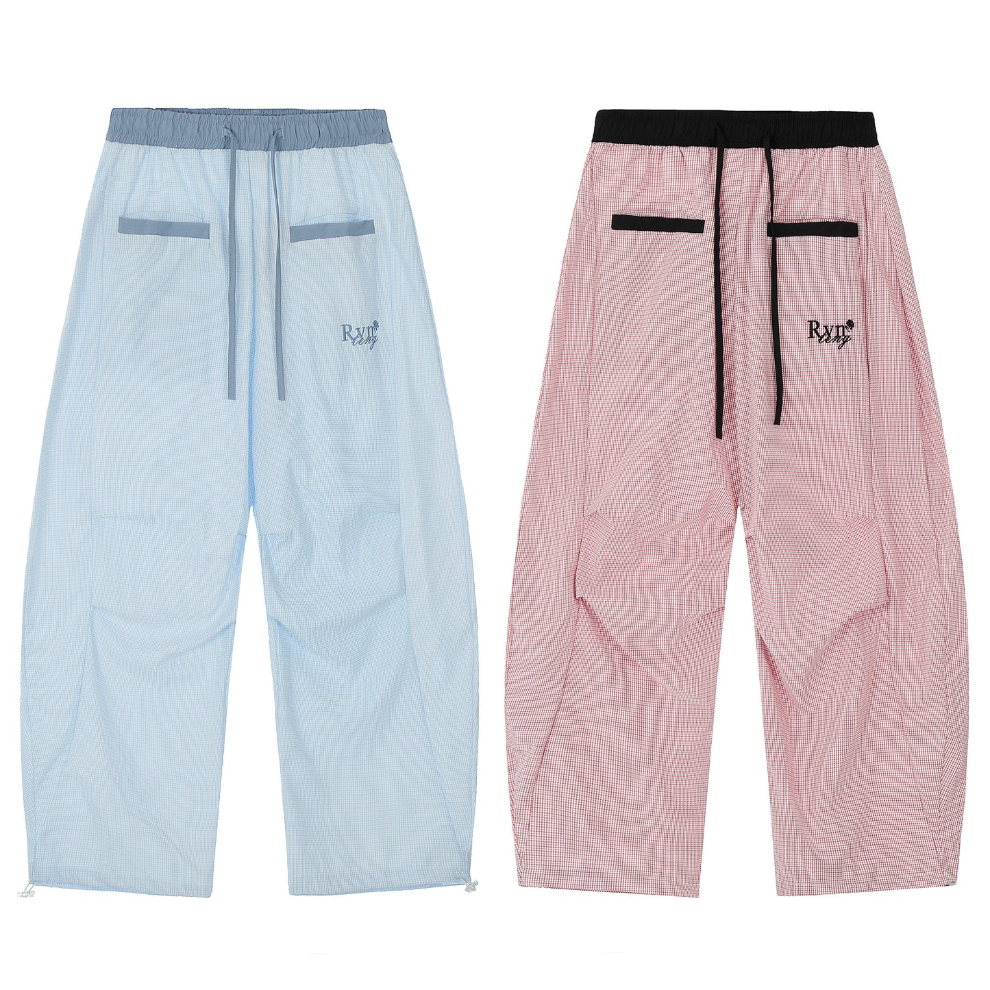 Everyday Ease | Gingham Relaxed Fit Pants