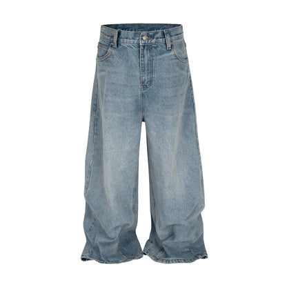 Stacked Washed Blue | Wide Jeans - Santo 
