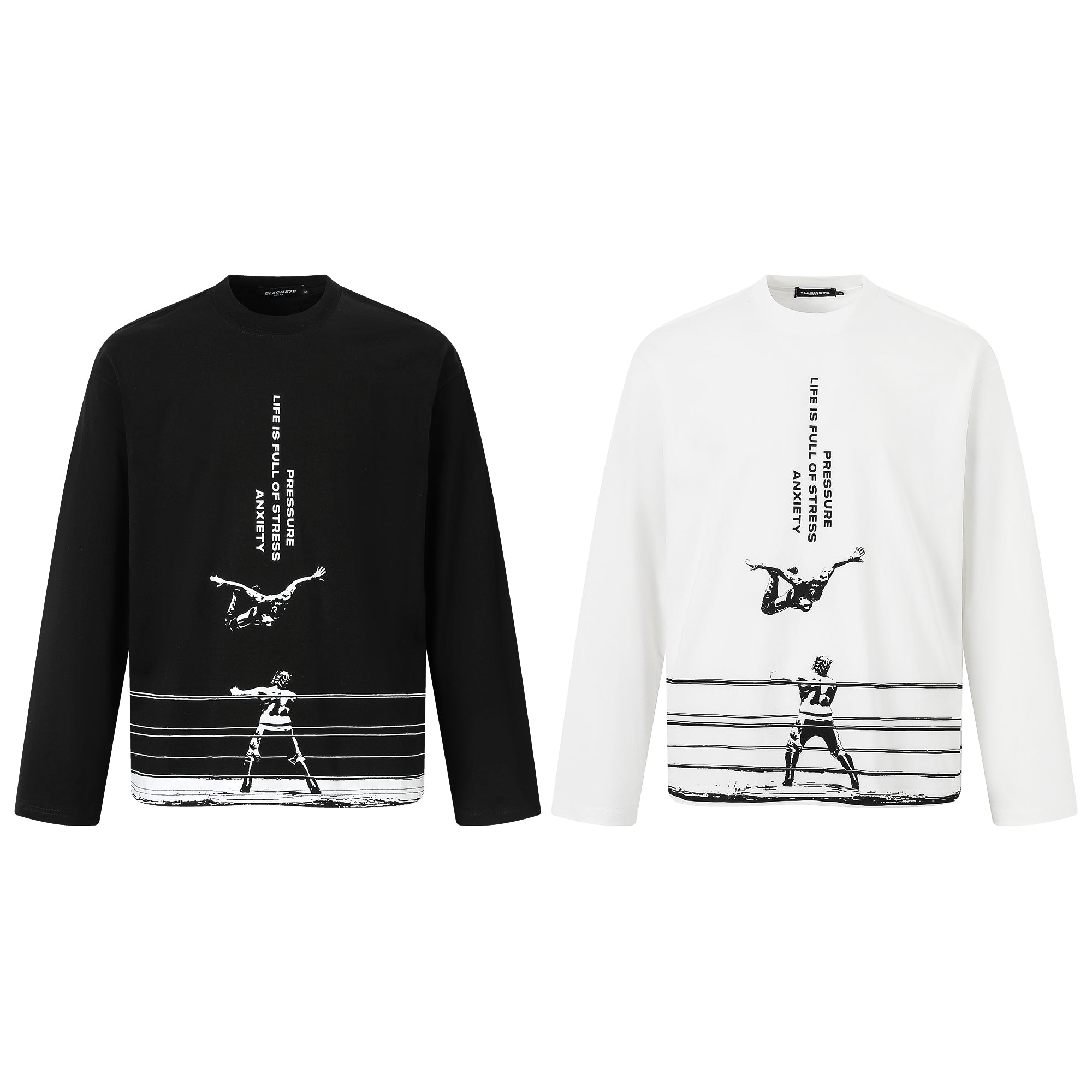 Wrestling Graphic Print | Streetwear Sweatshirt