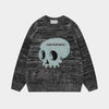 Maglione a maglia con grafica Skull Vibe