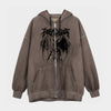 Nocturnal Drift | Winged Skeleton Hoodie