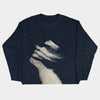 Embrace abstrait | Pull en tricot graphique artistique