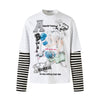 Street Anime Cartoon | Stripe Sweatshirt - Santo 