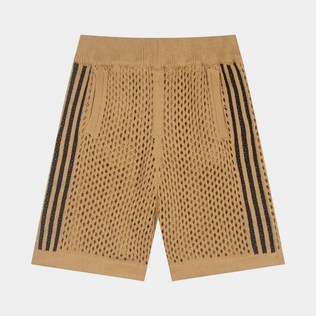 Mesh Stripe Knit | Baggy Shorts - Santo 