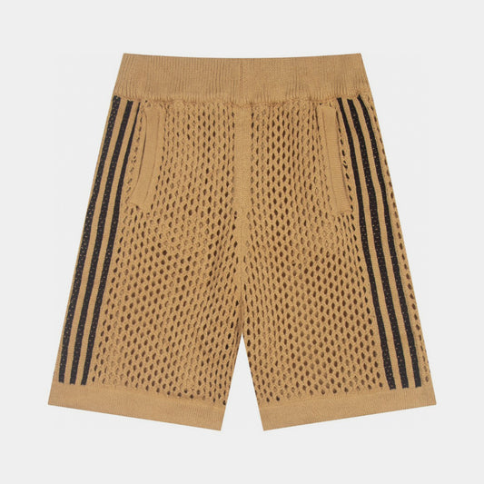 Mesh Stripe Knit | Baggy Shorts - Santo 
