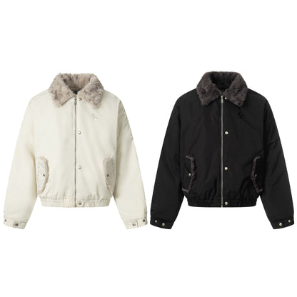 Faux-Fur Collar | Short Winter Jacket