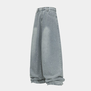 Sparkling Rhinestone | Denim jeans