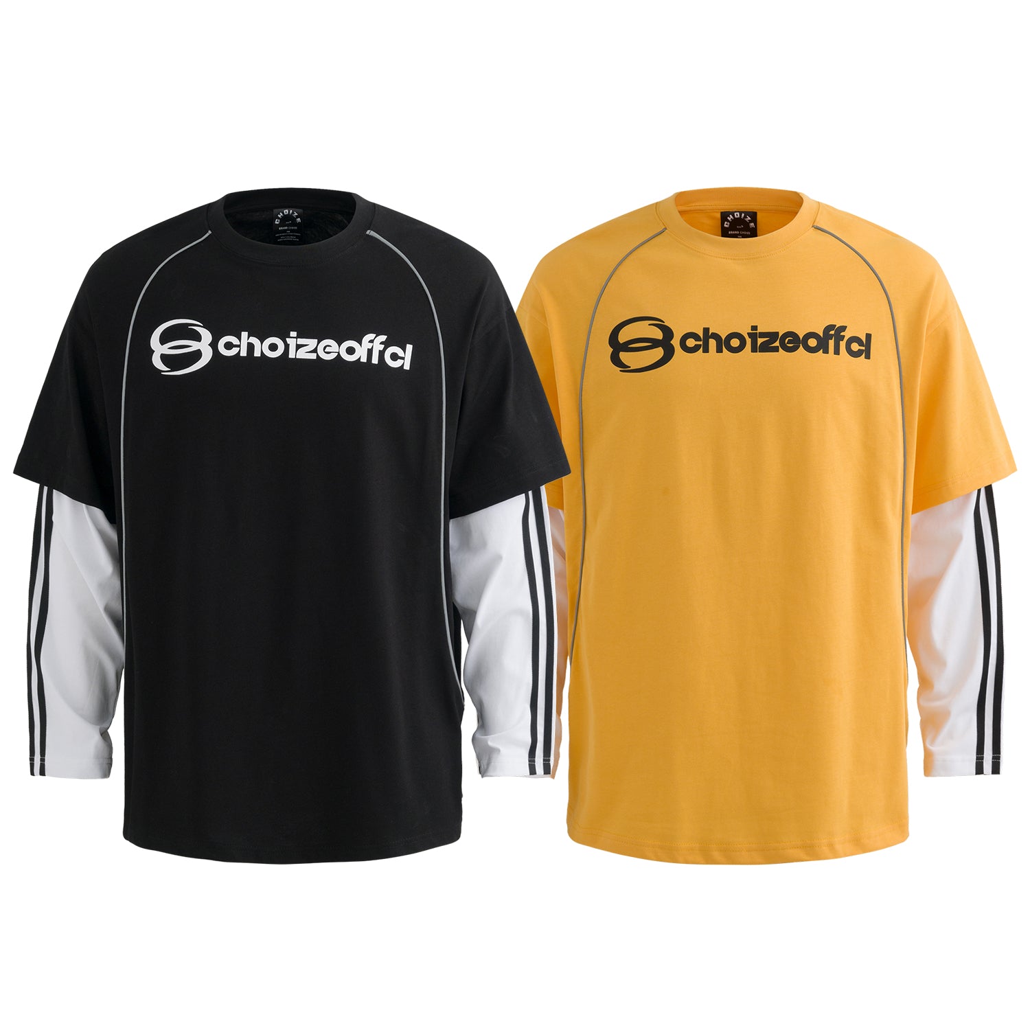 Layered Sleeve Design | Patchwork Sweatshirt - Santo 