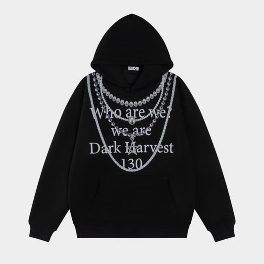 Chains Print | Graphic Hoodie - Santo 