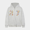 Emoji Art 27 Print | Zip-Up Hoodie