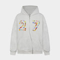 Emoji Art 27 Print | Zip-Up Hoodie - Santo 