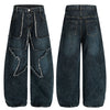 Star Patch Destroyed | Baggy Jeans - Santo 