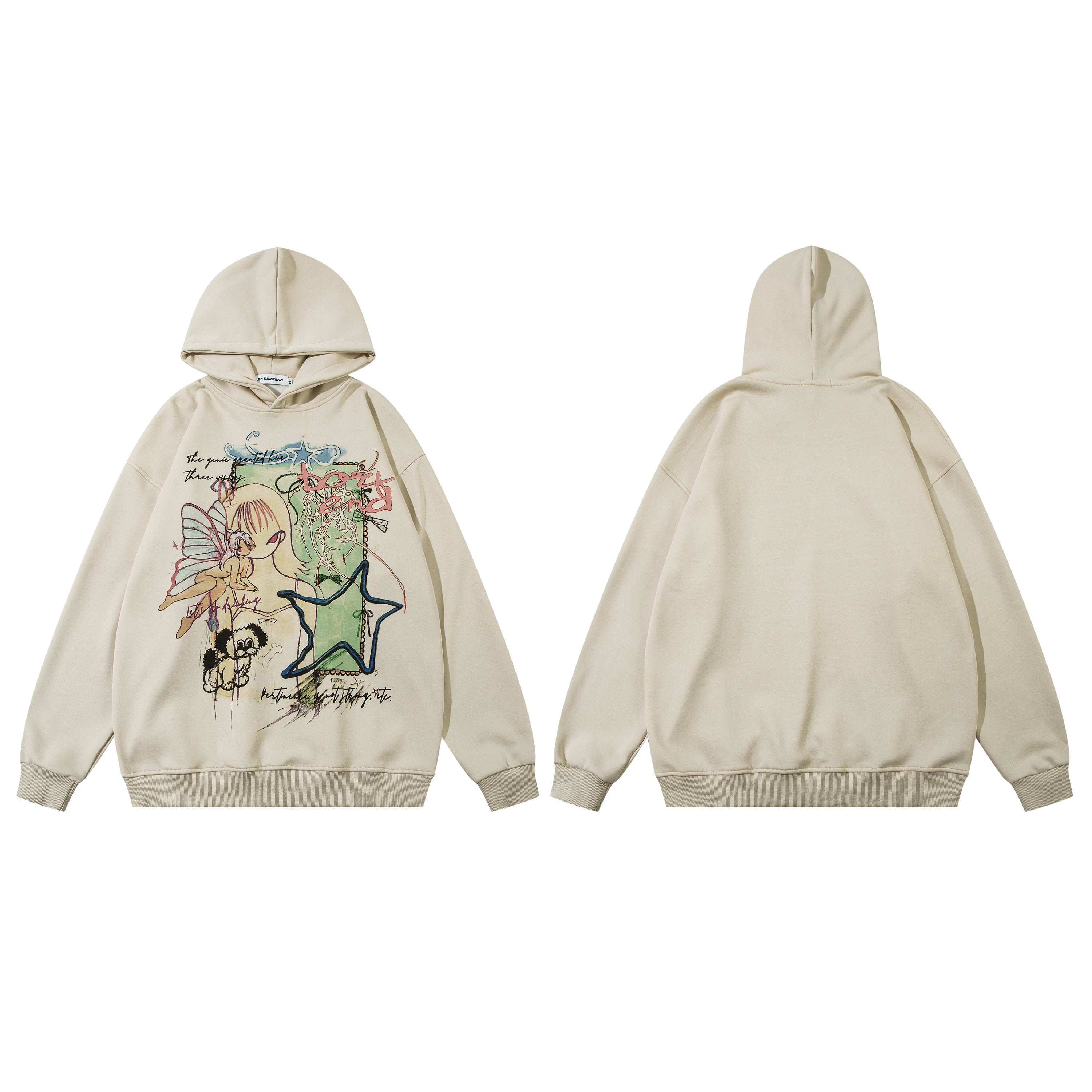 Teen | Y2K Inspired Oversized Graphic Hoodie