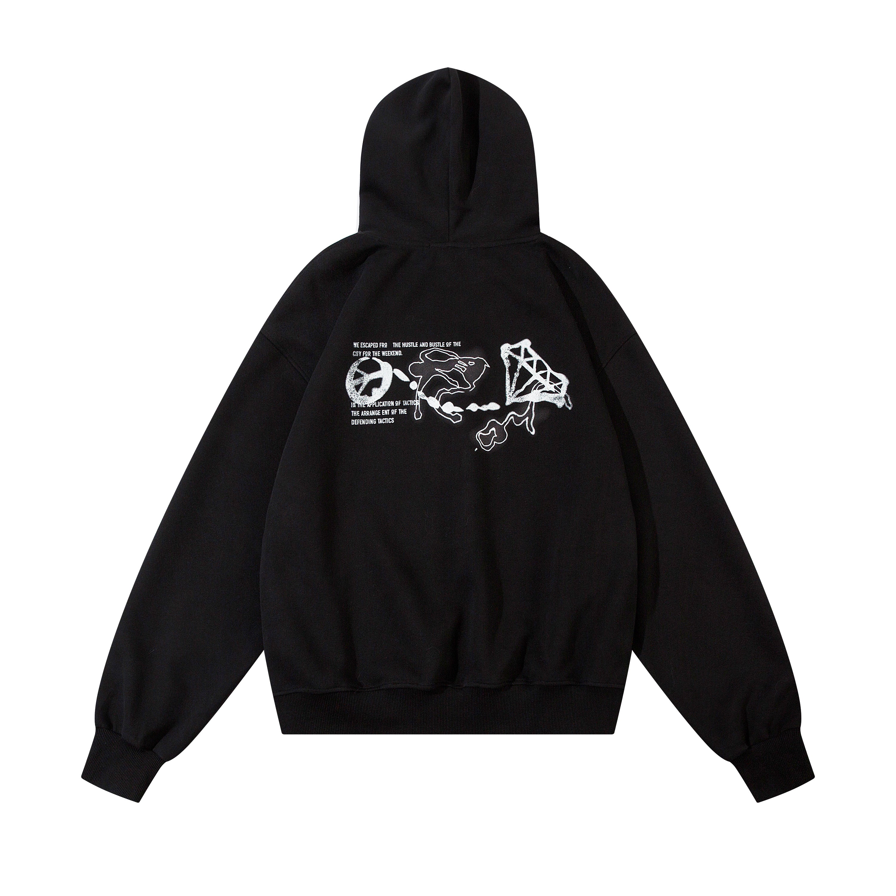 Unwise | Y2K Grafik Hoodie