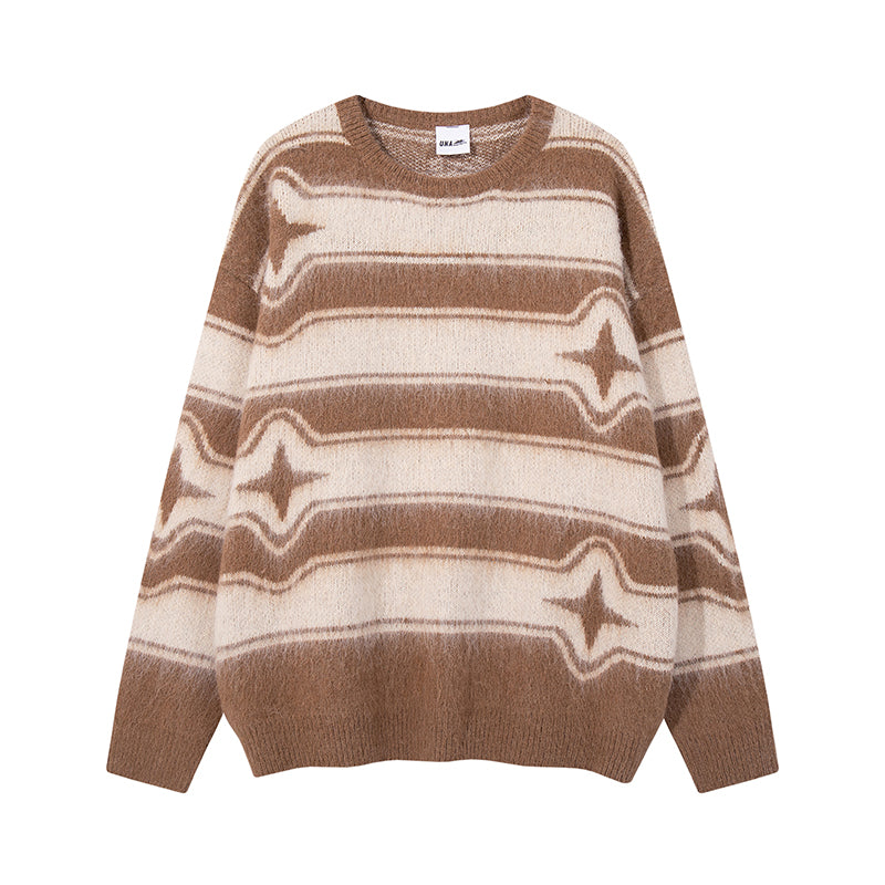 Desert Waves | Pull en tricot rayé