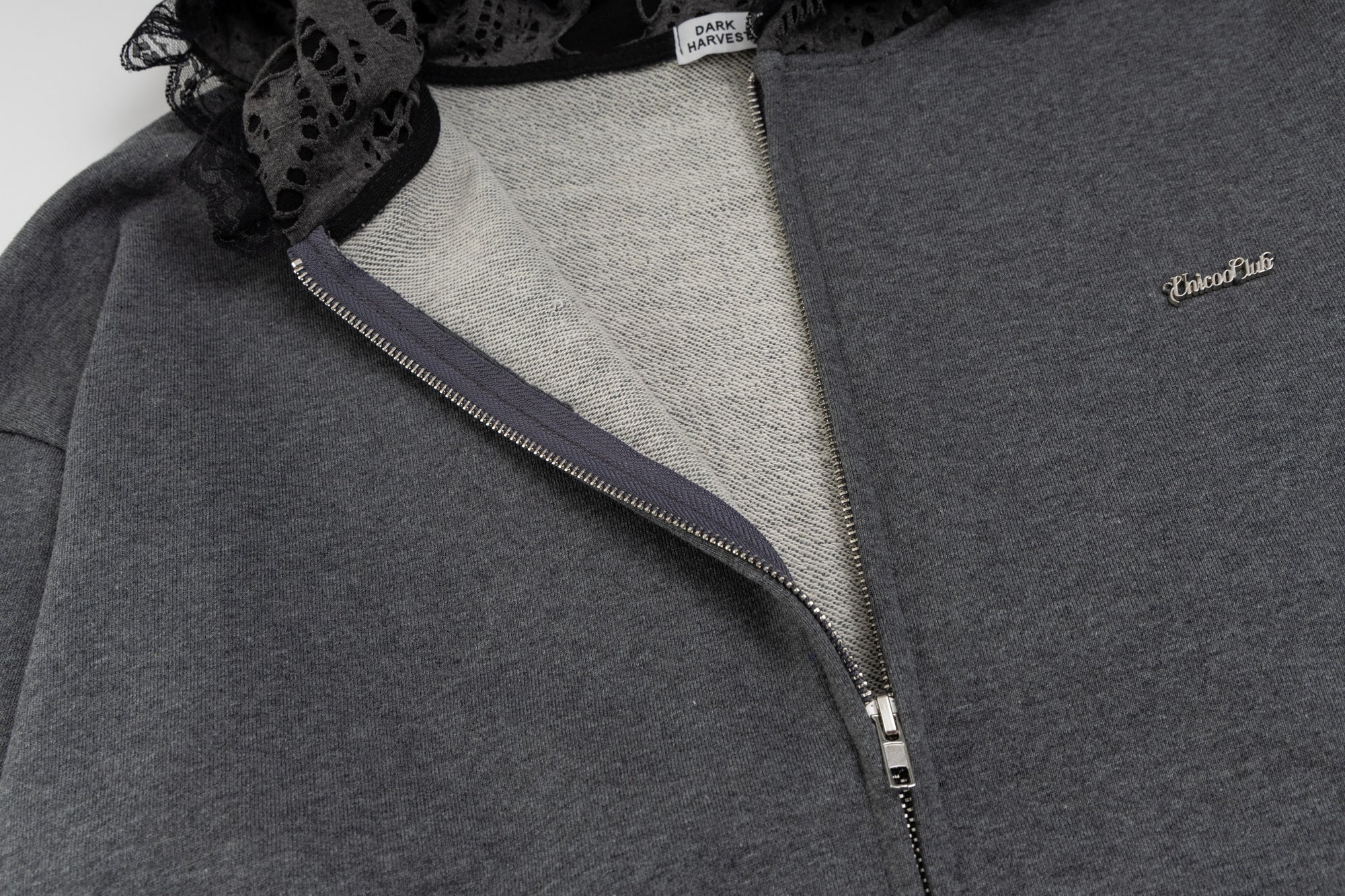 Velvet Glow | Oversized Zipper Hoodie