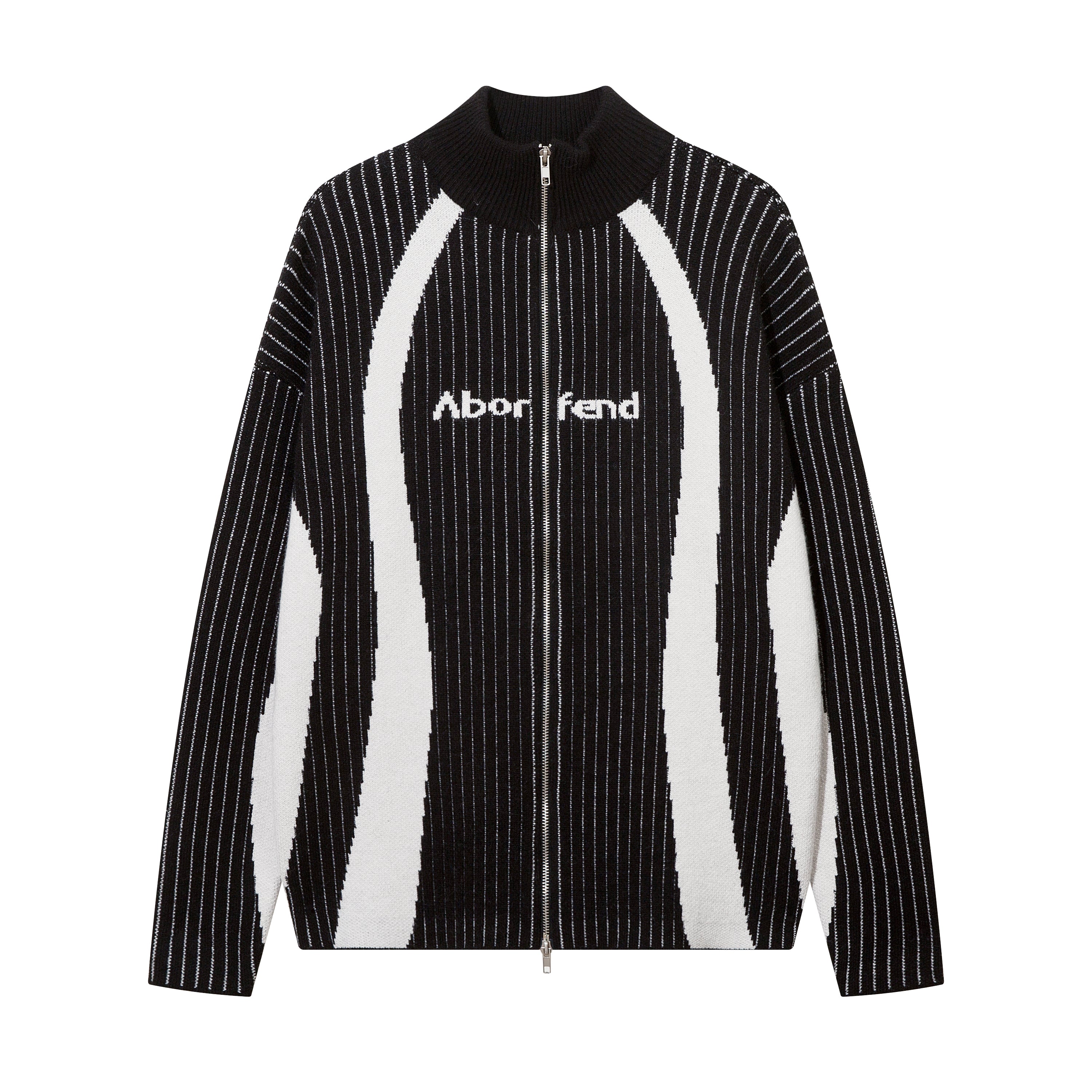 Mono Stripe | Urban Stripe Monochrome Jacke