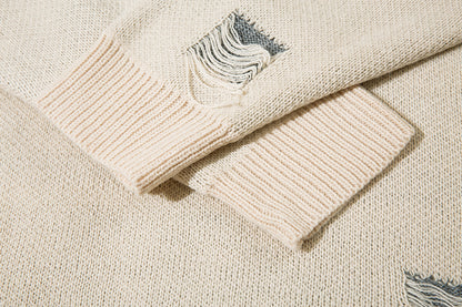 Grim Stitches | High Street Gothic Knit Jumper - Santo 