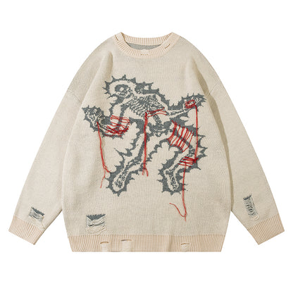 Grim Stitches | High Street Gothic Knit Jumper - Santo 