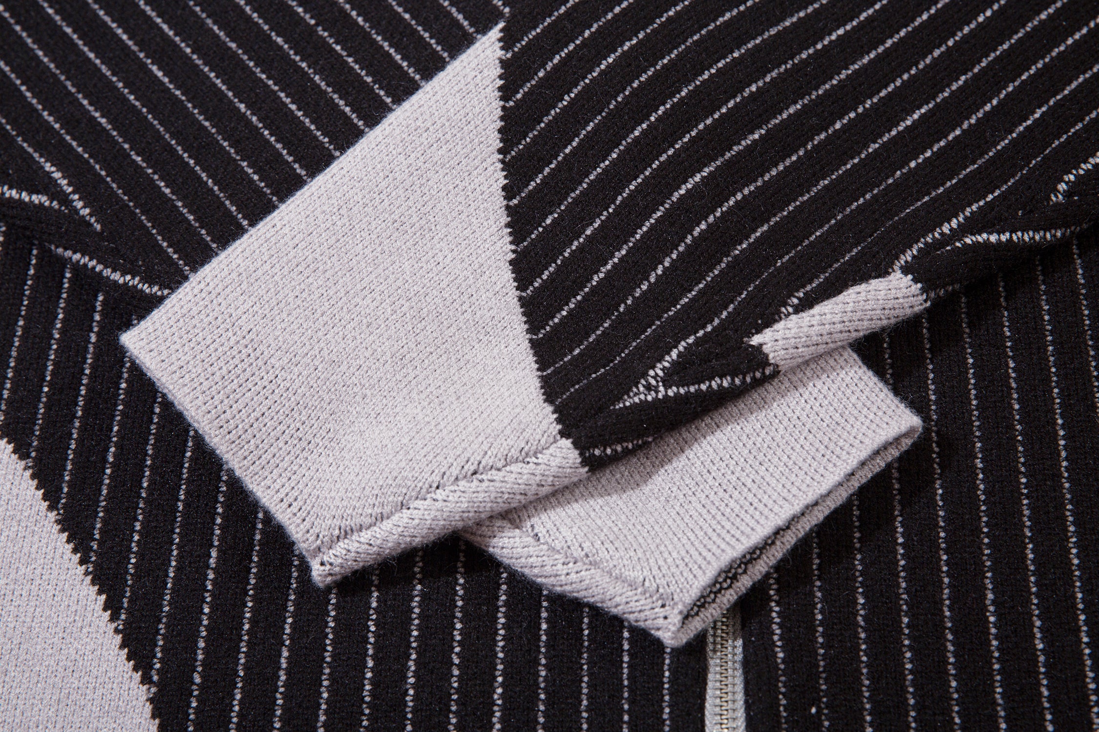 Wave Pulse | High Street Stripe Knit Jacket