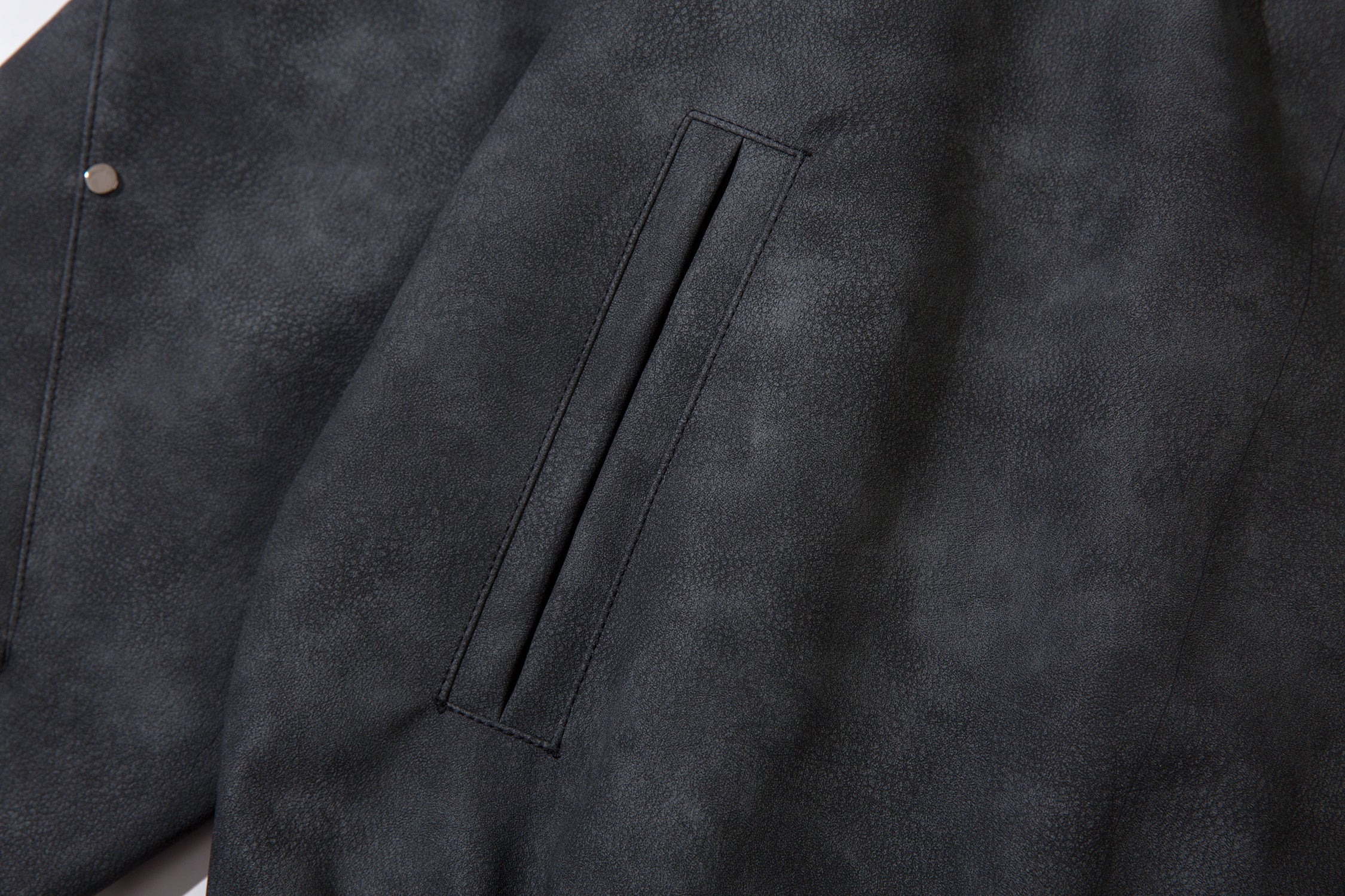 Suede Impact | Giacca oversize in pelle scamosciata con effetto distressed