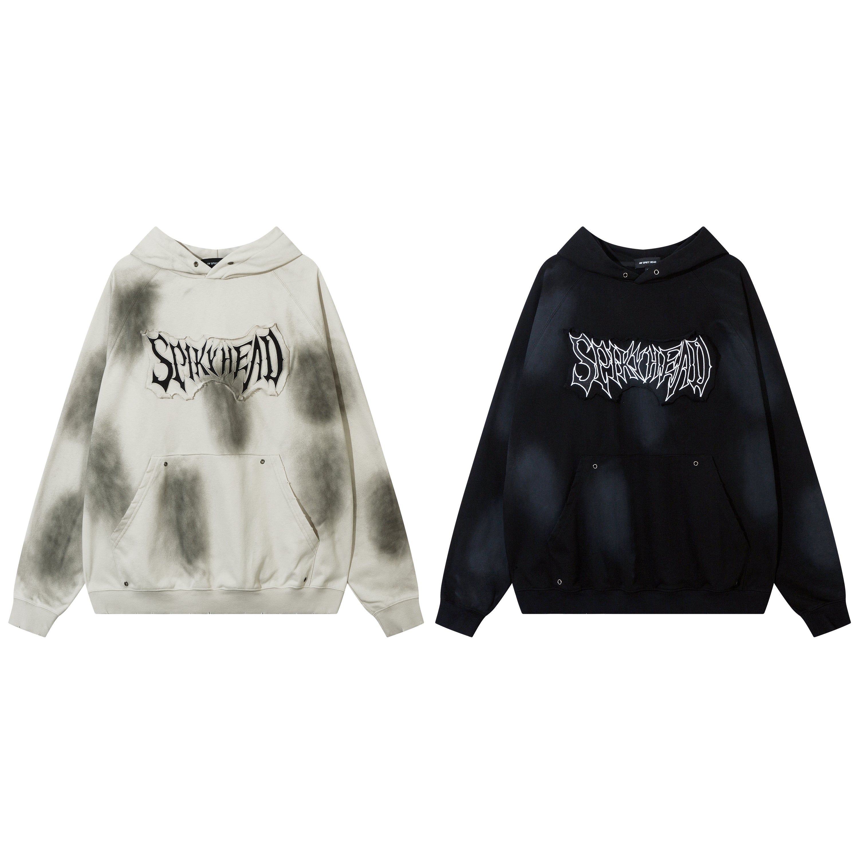 Spikehead | Sweat à capuche tie-dye audacieux