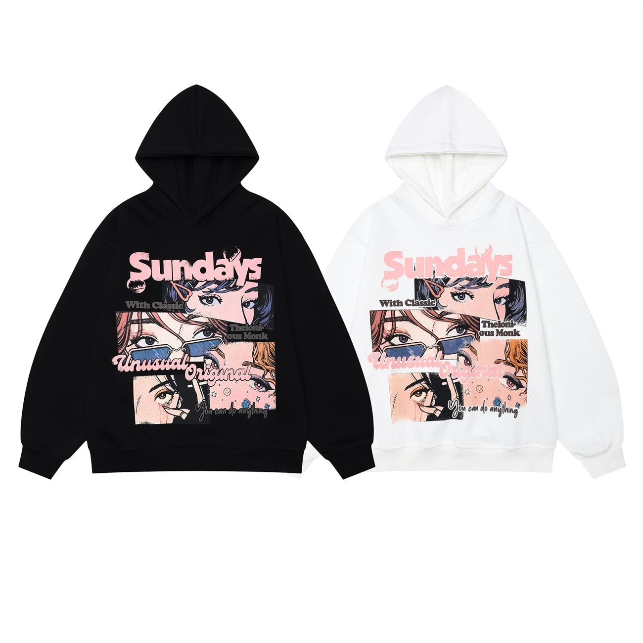 Sundays | Pop Art Grafik Hoodie