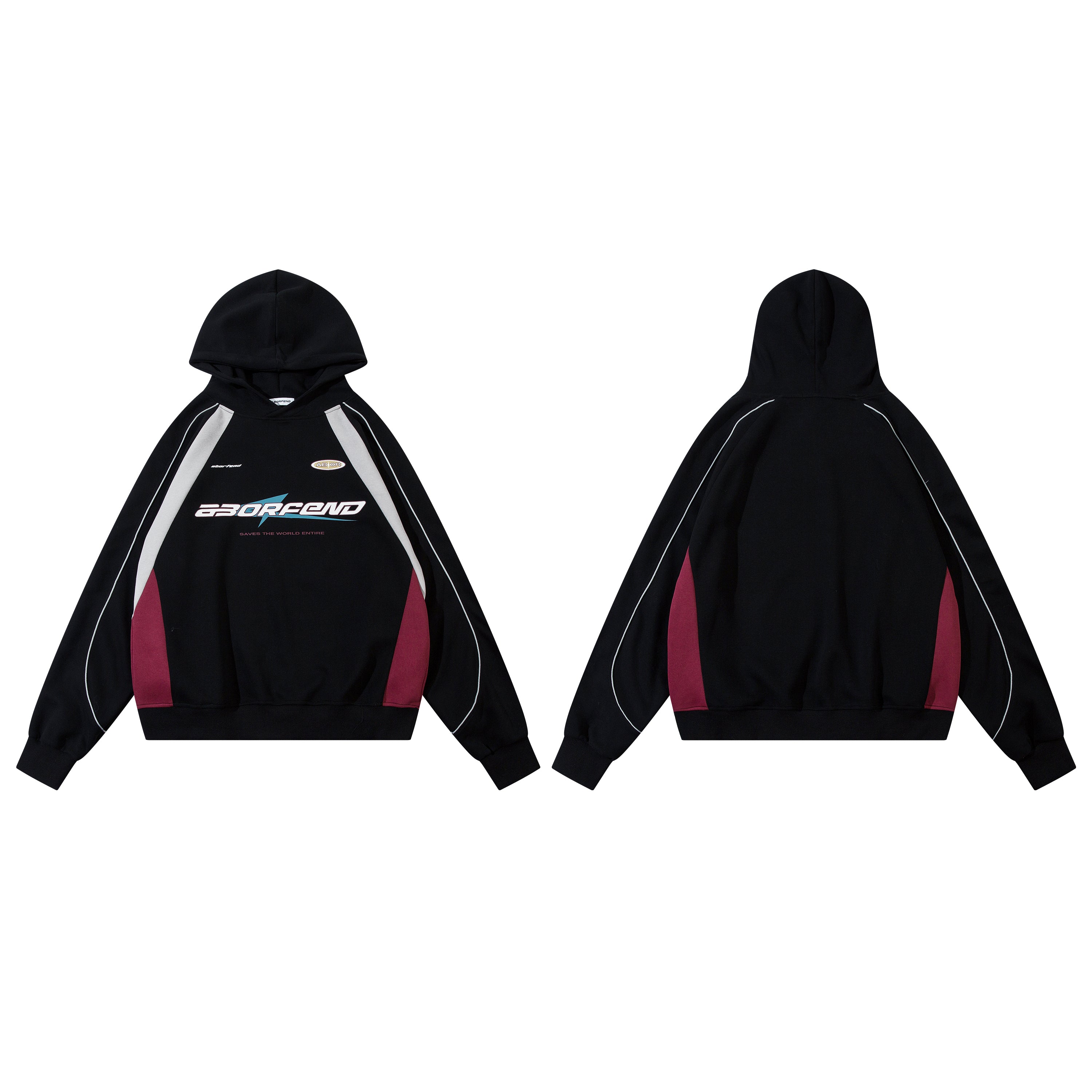 Racing Stripes | Athletic Graphic Hoodie