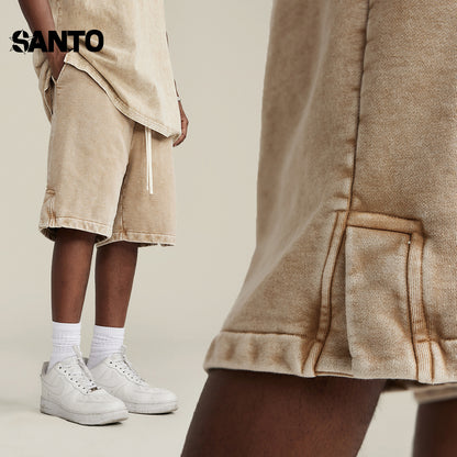 Trendy | Faded Streetwear Daily Shorts - Santo 