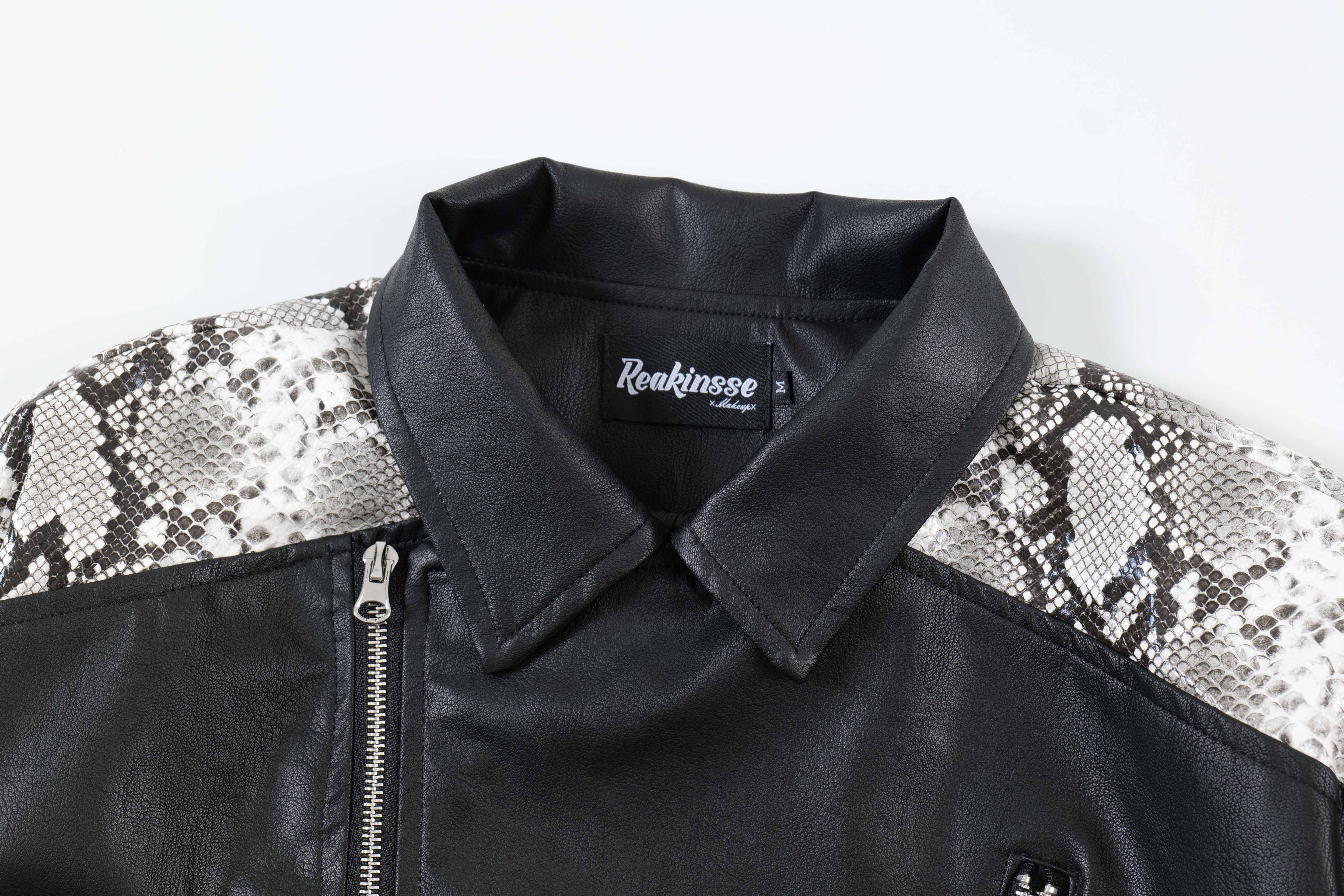 Fang | Faux Leather Jacket