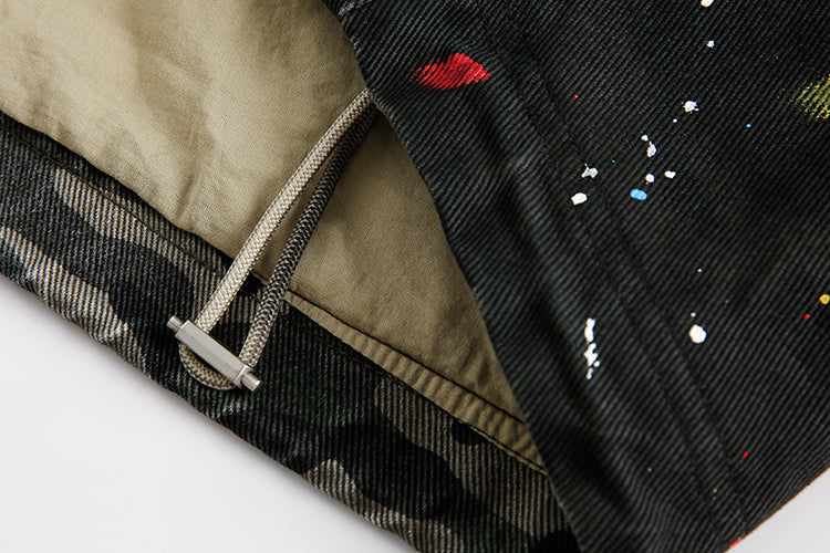 Bomber con stampa Chaos | Splattered