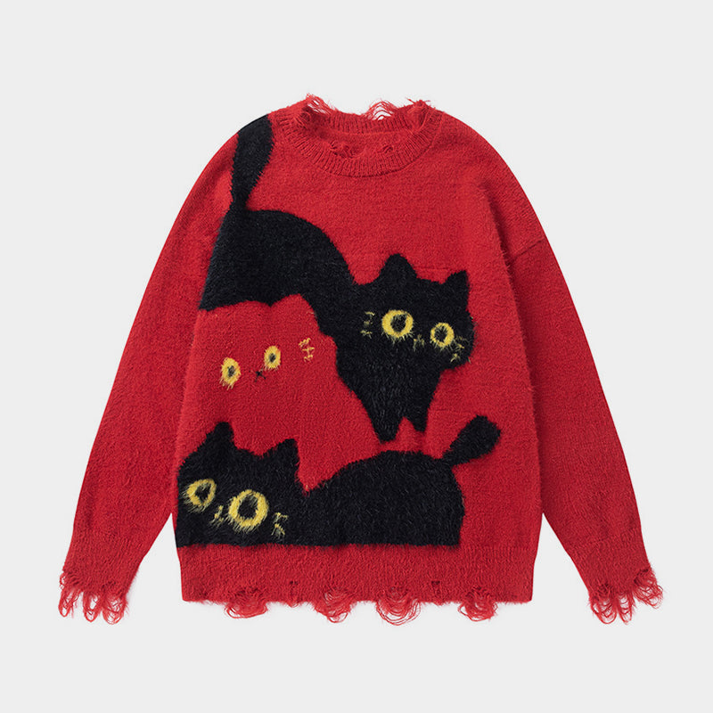 Playful Paws | High Street Knit Jumper - Santo 