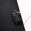Load image into Gallery viewer, Hip Hop Ring Accessories Unisex Black Cross Ring Gothic Fashion Party Gifts Vintage Woman Man Punk Jewelry - Santo 