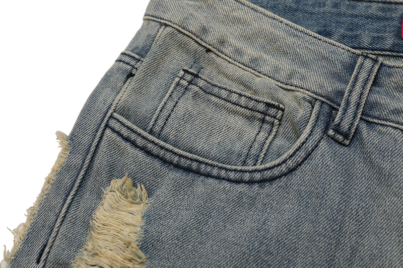 ' Ripped Frayed ' Jeans - Santo 