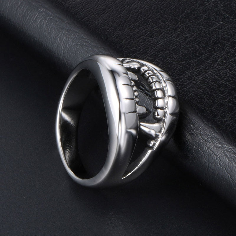Gothic Unisex Vampire Teeth Ring Woman Man Punk Jewelry Fashion Party Gifts Vintage Hip Hop Ring Accessories - Santo 