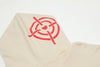 ' Gun Printed Letter ' Hooded Sweatshirt - Santo 