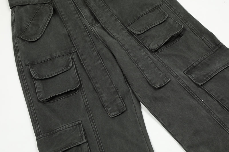 ' Multi-pockets Cargo ' Jeans - Santo 