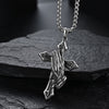 Unisex Palm Cross Drop Necklace Gothic Punk Necklaces Jewelry Woman Man Fashion Gift Hip Hop Vintage Accessories - Santo 