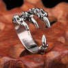 Gothic Unisex Claw Ring Woman Man Punk Jewelry Vintage Hip Hop Ring Accessories Fashion Party Gifts - Santo 