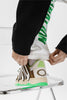 Unisex Retro Casual Sneakers With Unique Alphabetic Pattern And Breathable Comfortable Design In Brown Green And White Colors - Santo 