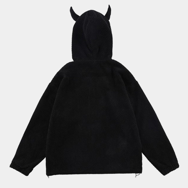 'Horns' Zip up hoodie - Santo 