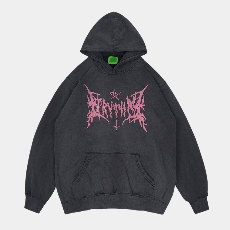 Pentagramm | Y2K Grafik Hoodie