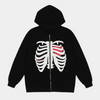 Load image into Gallery viewer, &#39;Trapped heart&#39; Zip up hoodie - Santo 