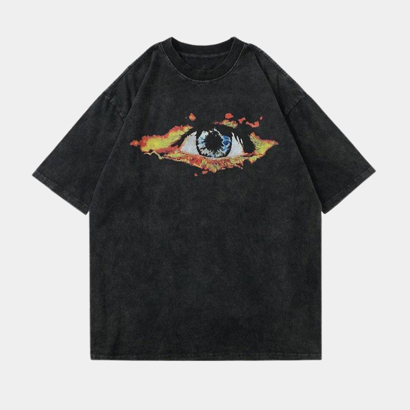 'Burning vision' T shirt - Santo 