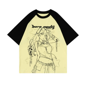 'Cute Anime Girl' T Shirt - Santo 