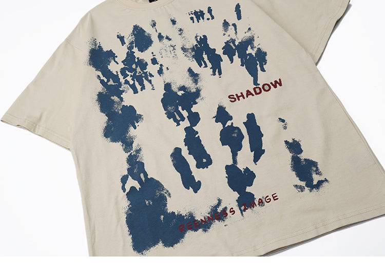 'Shadow crowd' T shirt - Santo 