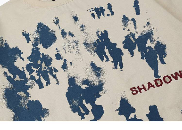 'Shadow crowd' T shirt - Santo 